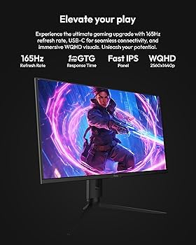 Pixio PX277PRO ゲーミングモニター27インチ WQHD 165Hz PX277PN | 27インチ 180Hz WQHD Fast IPSゲーミングモニター | Pixio